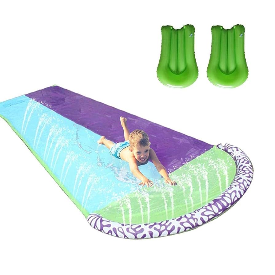 Amazon.co.jp: TUUWAI スライダー 水遊び 噴水マット ウォーター